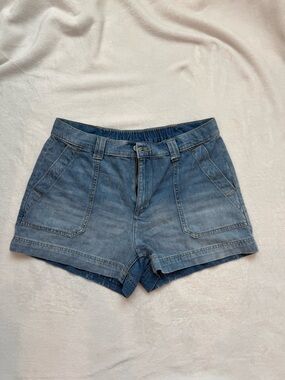 Old Navy Light Blue Denim Pull-On Shorts